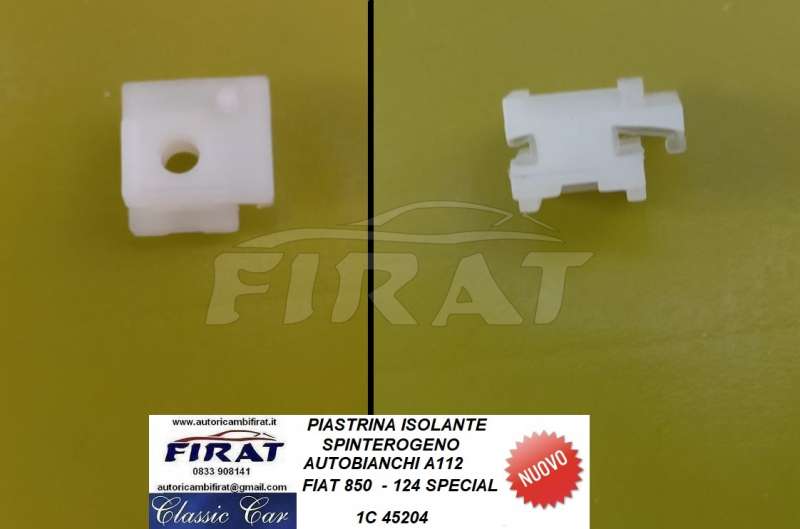 PIASTRINA ISOLANTE SPINTEROGENO FIAT 850 - 124 - A112 (45204) - Clicca l'immagine per chiudere